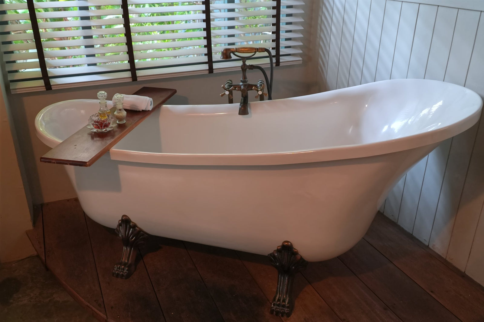 A wonderful antique refinished tub.