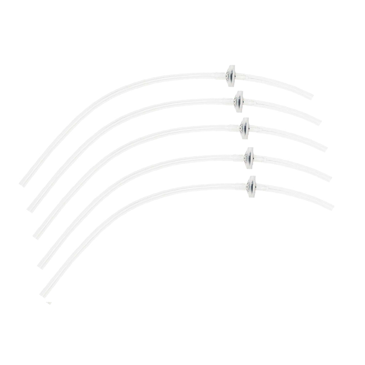 Pressure Tubes with Check Valve, Bottom Feed, Pack of 5