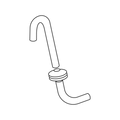 Pressure Tubes with Check Valve - Bottom Feed - 5 Pack