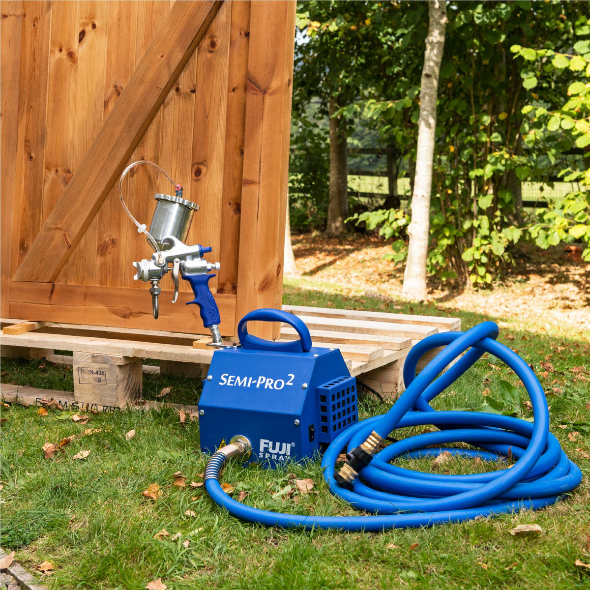 Semi-PRO 2 HVLP System - M-Model Bottom Spray Gun