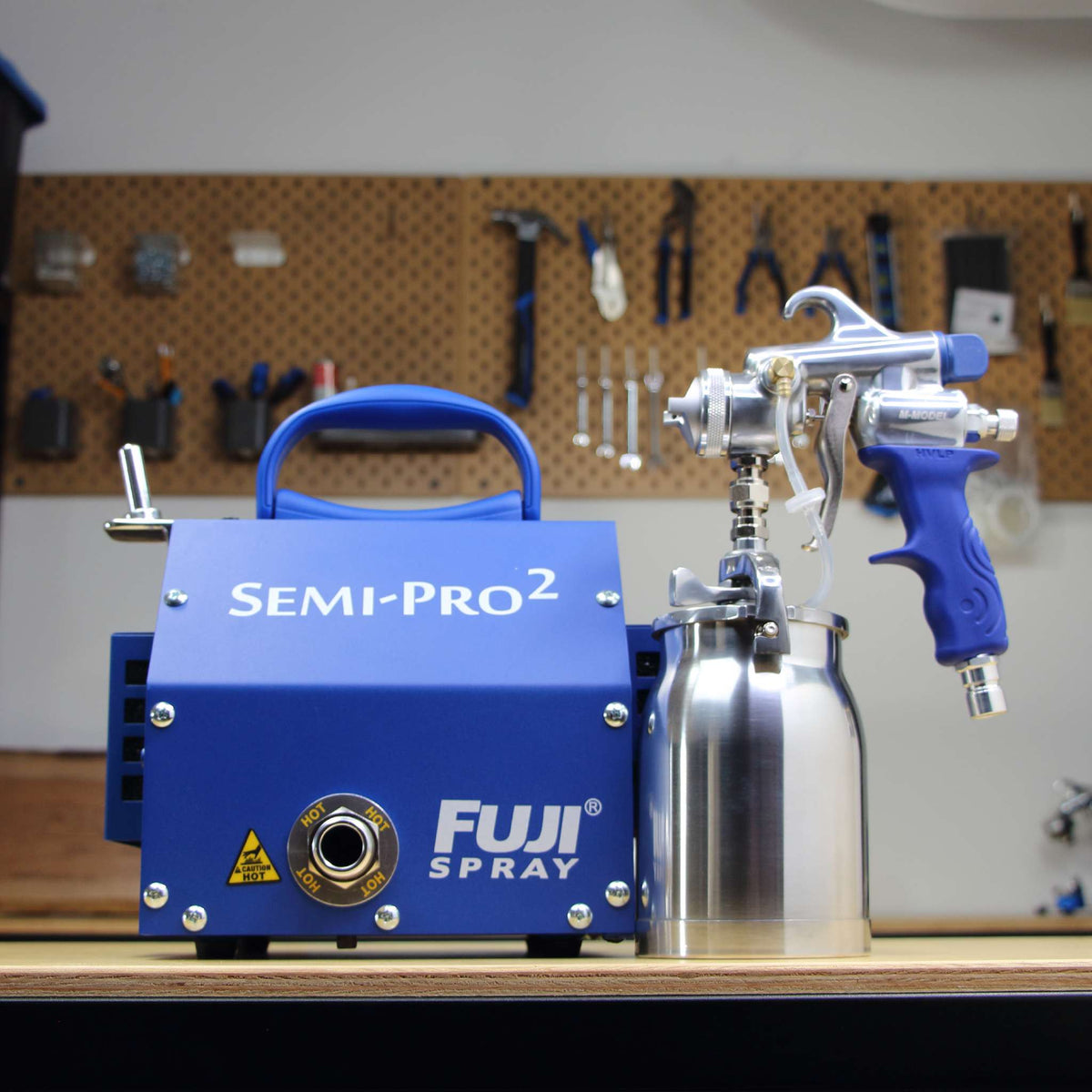 Semi-PRO 2 HVLP System - M-Model Bottom Spray Gun