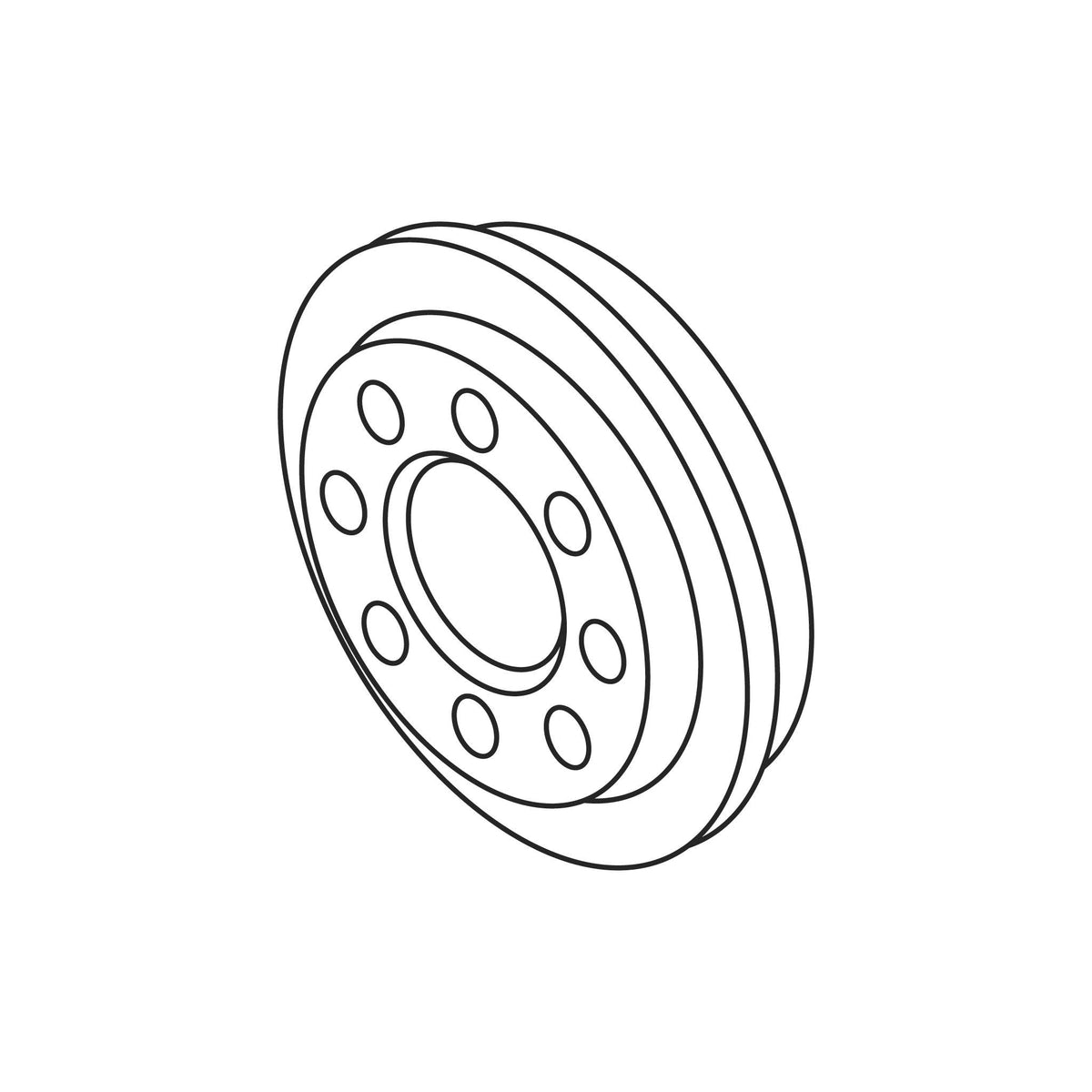 Fuji Spray M-Model Diffuser — line diagram.