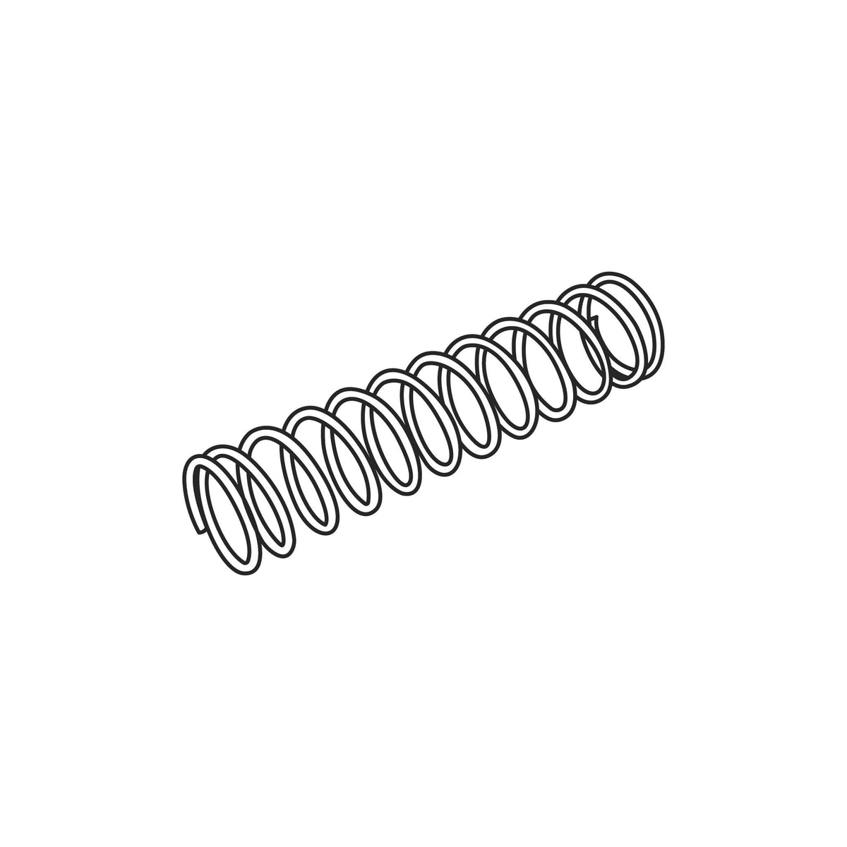 Fuji Spray M-Model Needle Spring — line diagram.
