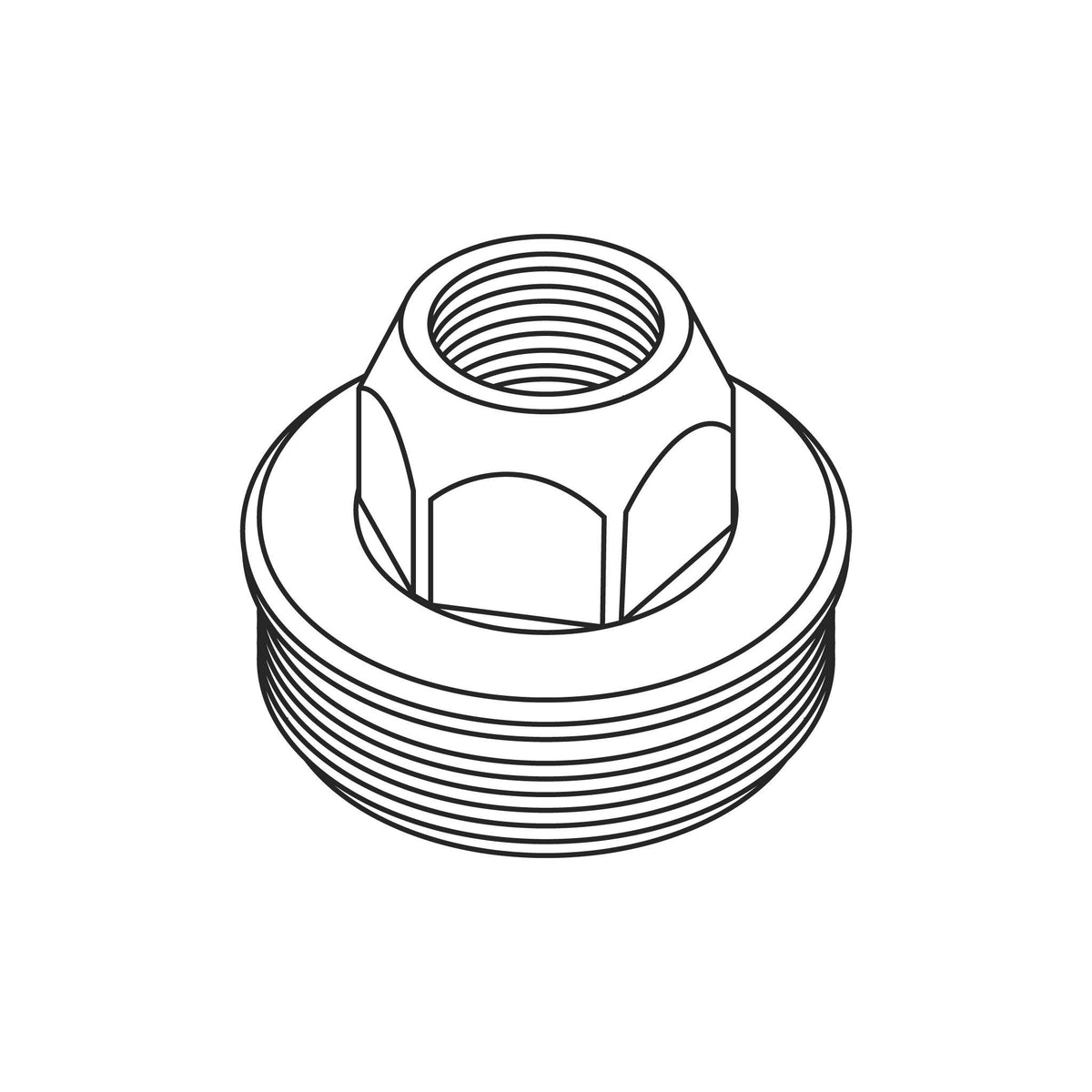 M-Model Part:  Fluid Screw Nut