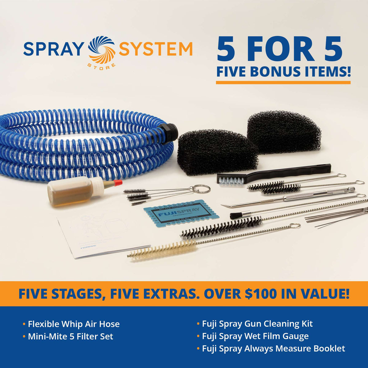 Mini-Mite 5 Platinum HVLP System - T70 Spray Gun
