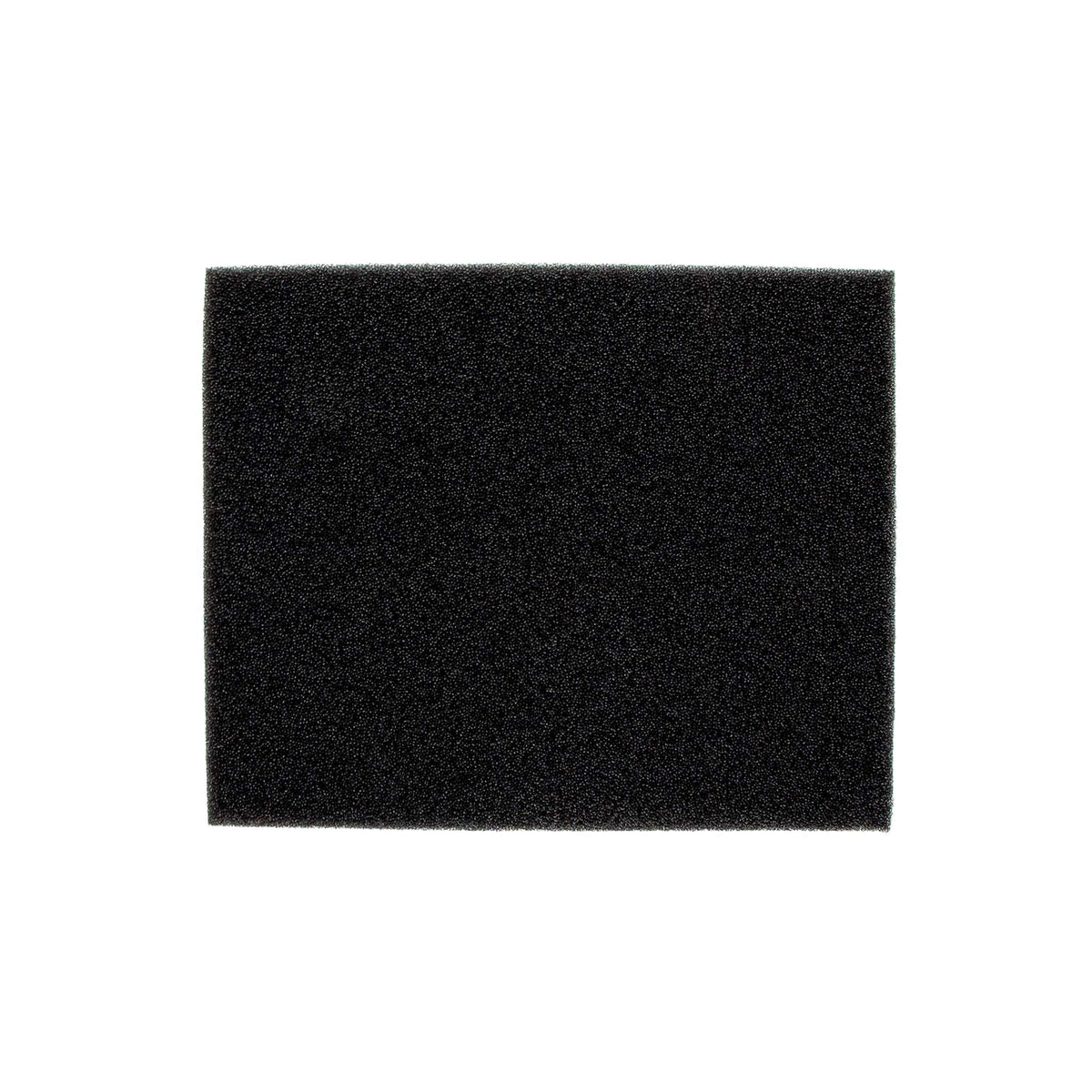 Black rectangular foam motor intake filter for the Fuji Spray D6 turbine.