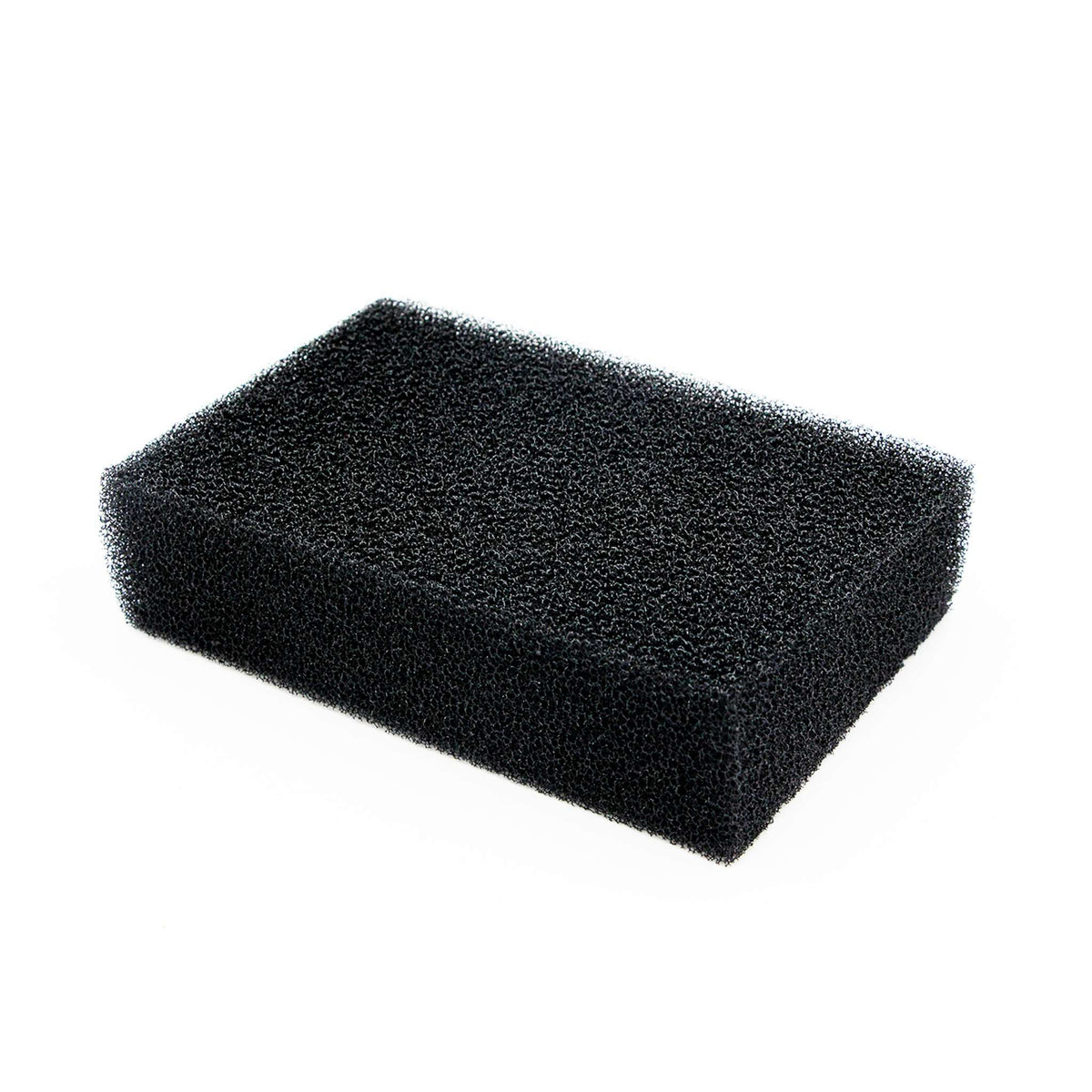 Black foam turbine filter for Q4 and Q5 Platinum turbines, shown at an angle.
