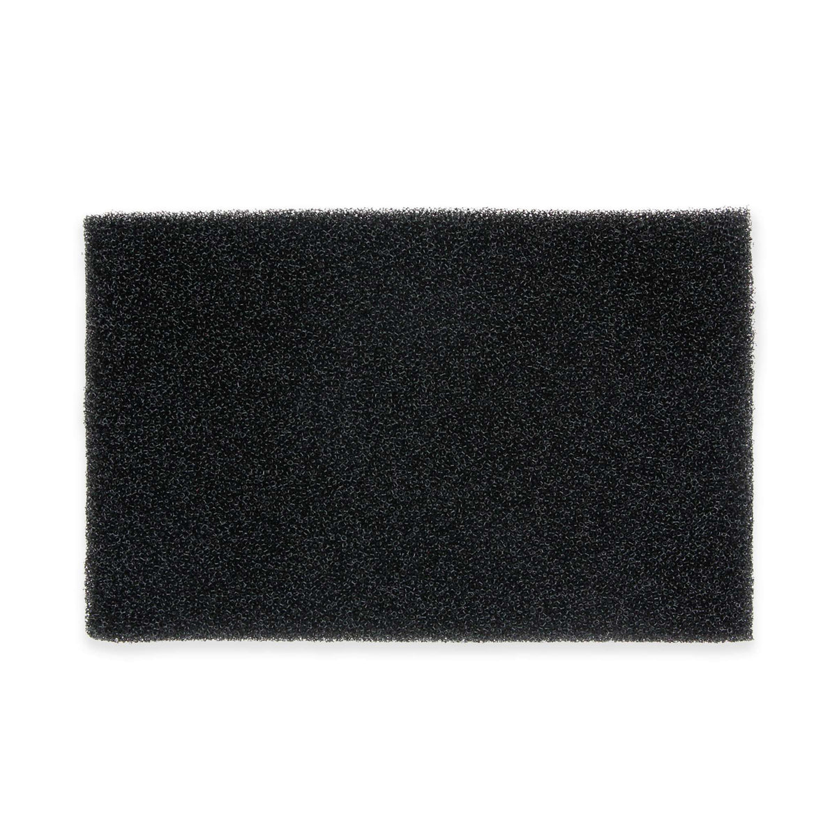 Black rectangular foam turbine filter for the Fuji Spray Q4 and Q5 Platinum, laid flat.