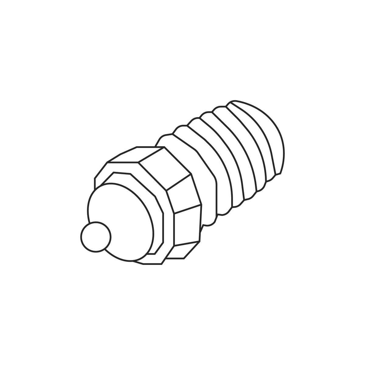 T-Model Part:  Fluid Nozzle