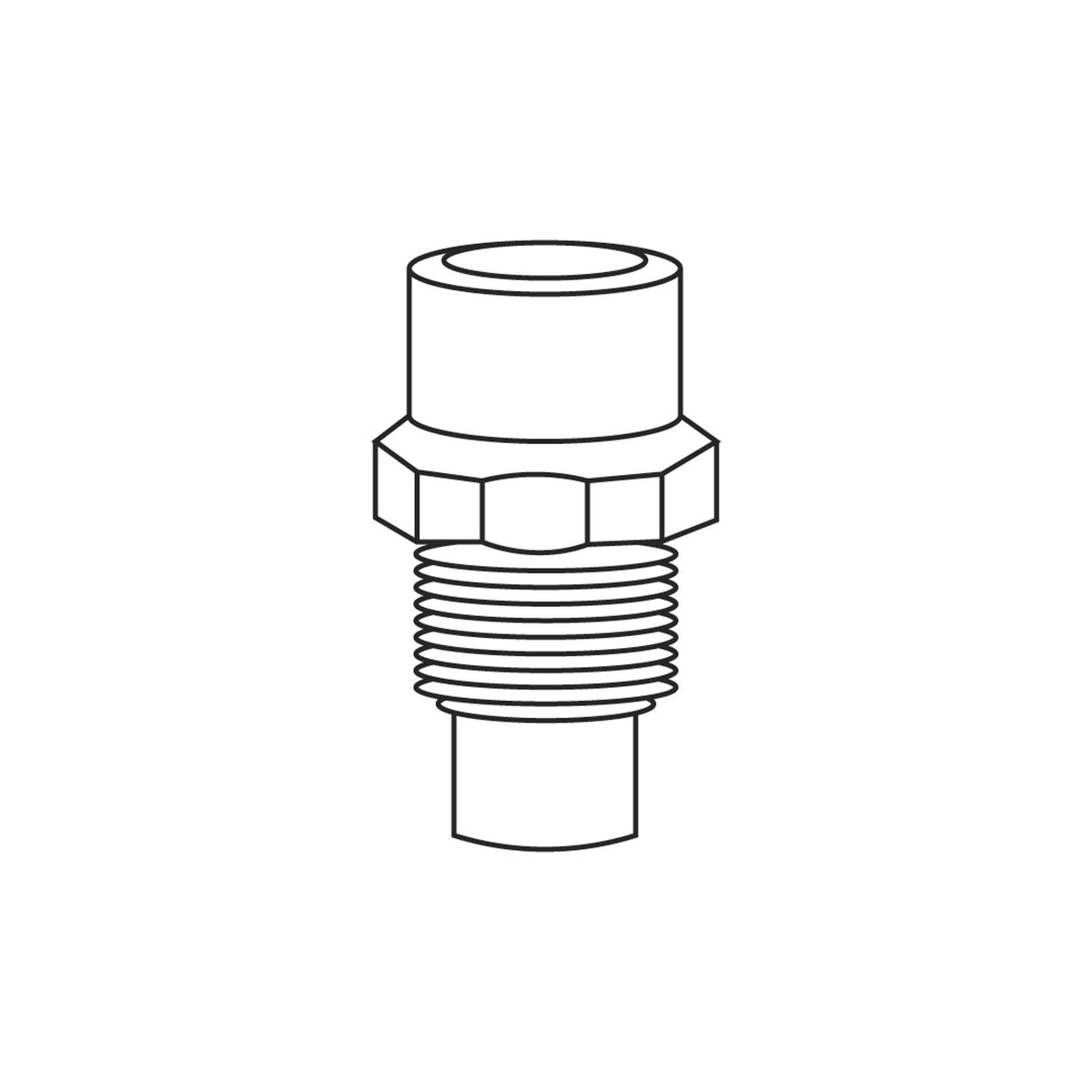 T-Model Part:  Gravity Fluid Coupler (T75G)