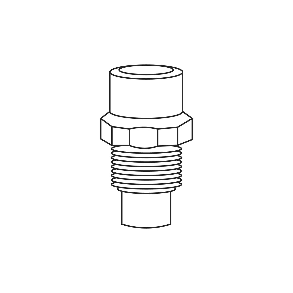 T-Model Part:  Gravity Fluid Coupler (T75G)
