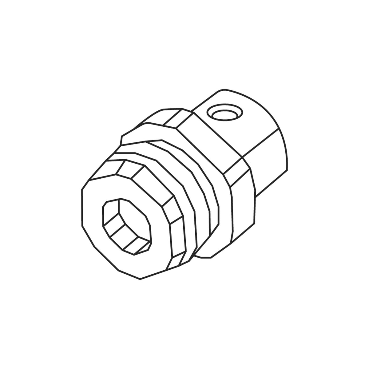 T-Model Part:  Rotating Nipple Assembly with Nipple