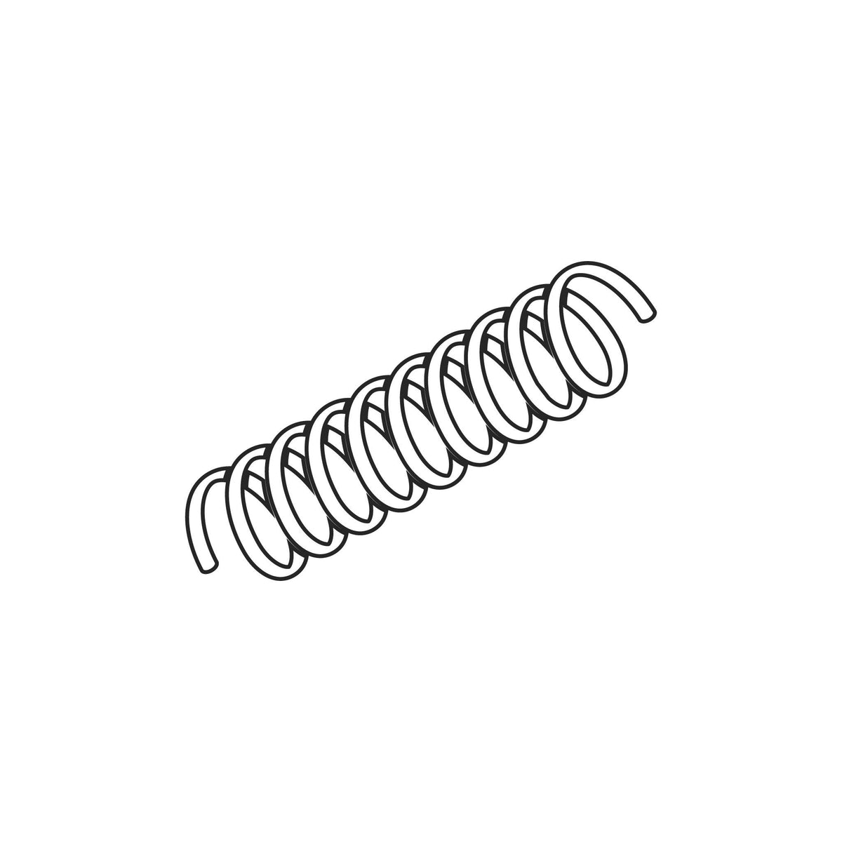 Fuji Spray T-Model Spindle Valve Spring — line diagram.