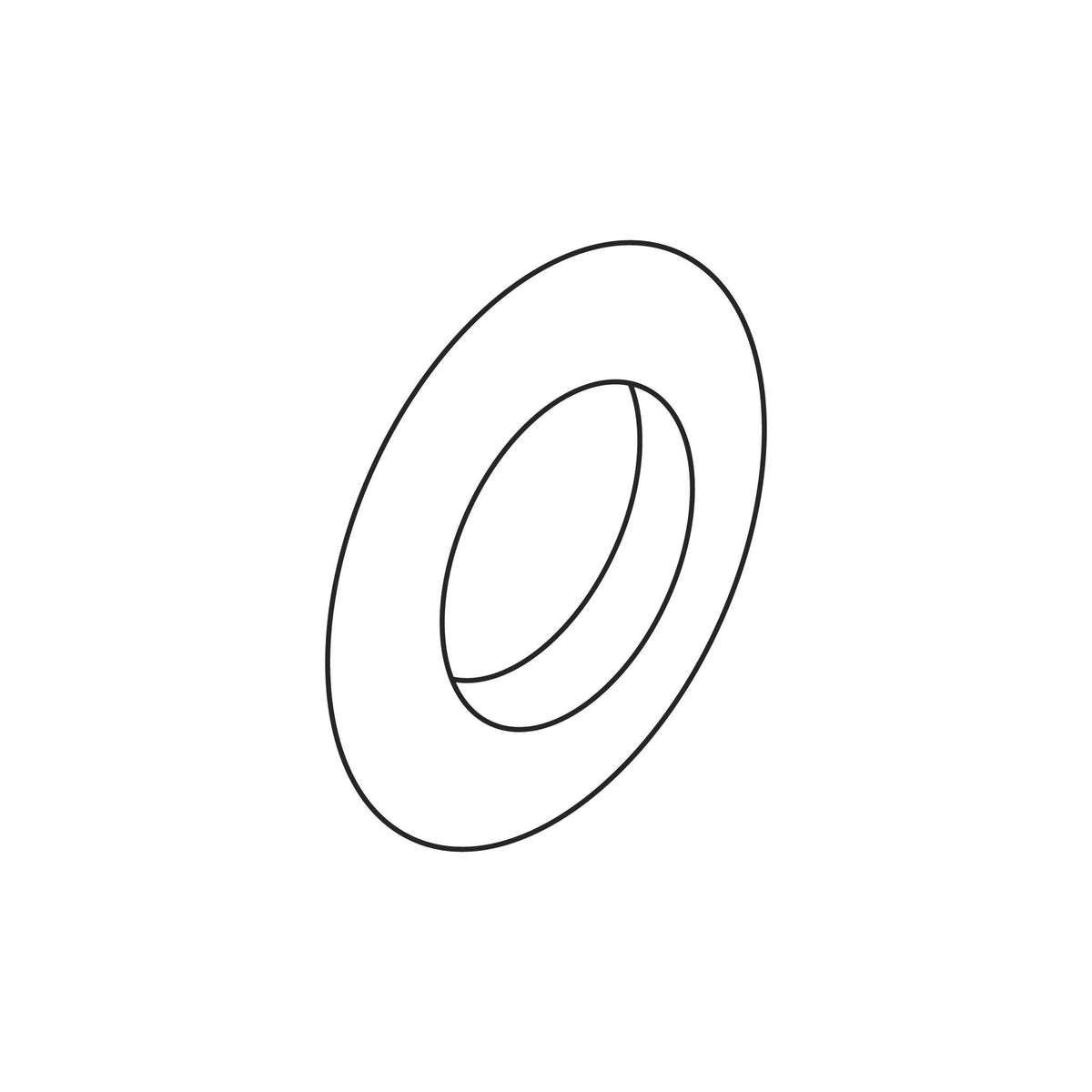 Fuji Spray T-Model Deflector Seal — line diagram.