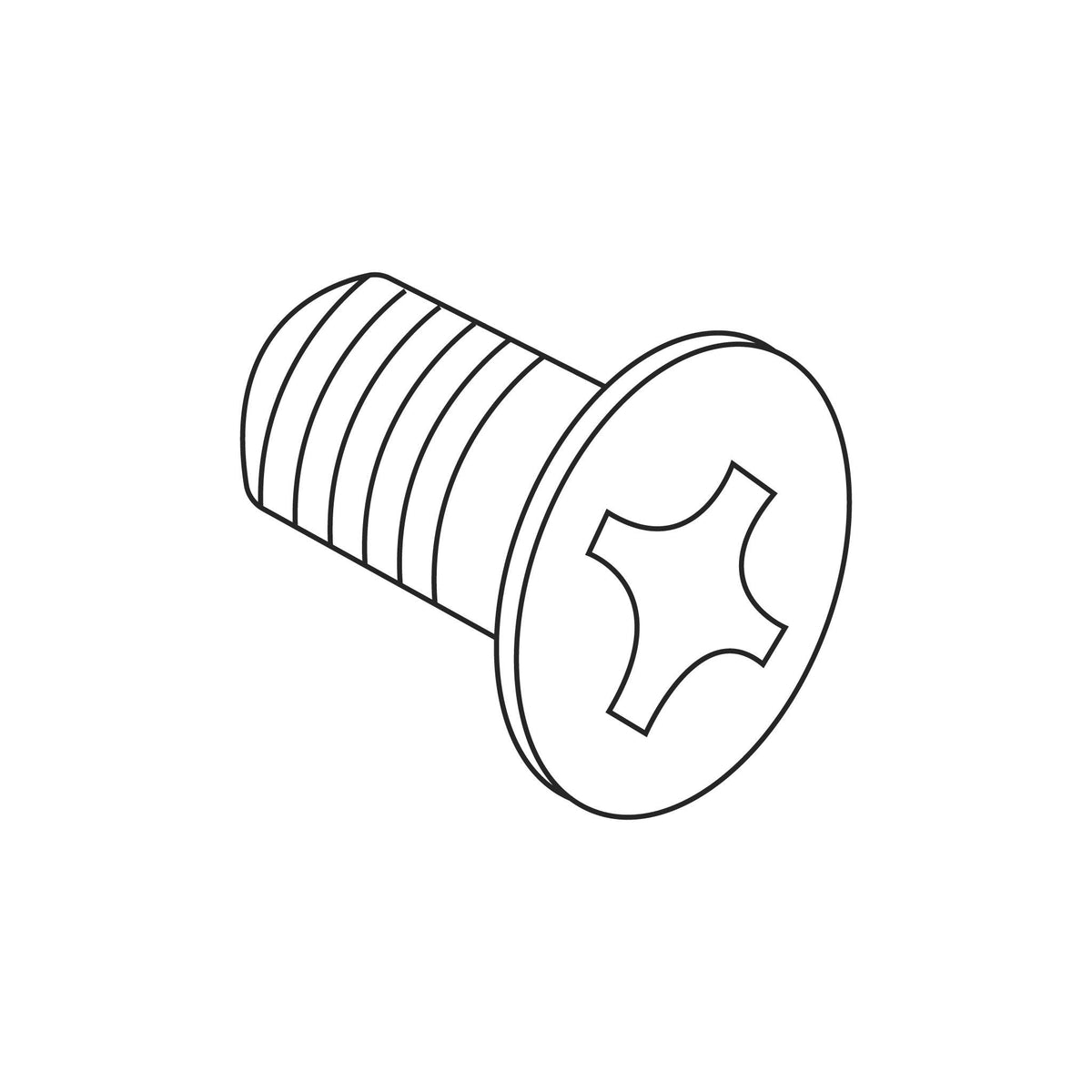 Fuji Spray T-Model Locking Screw — line diagram.