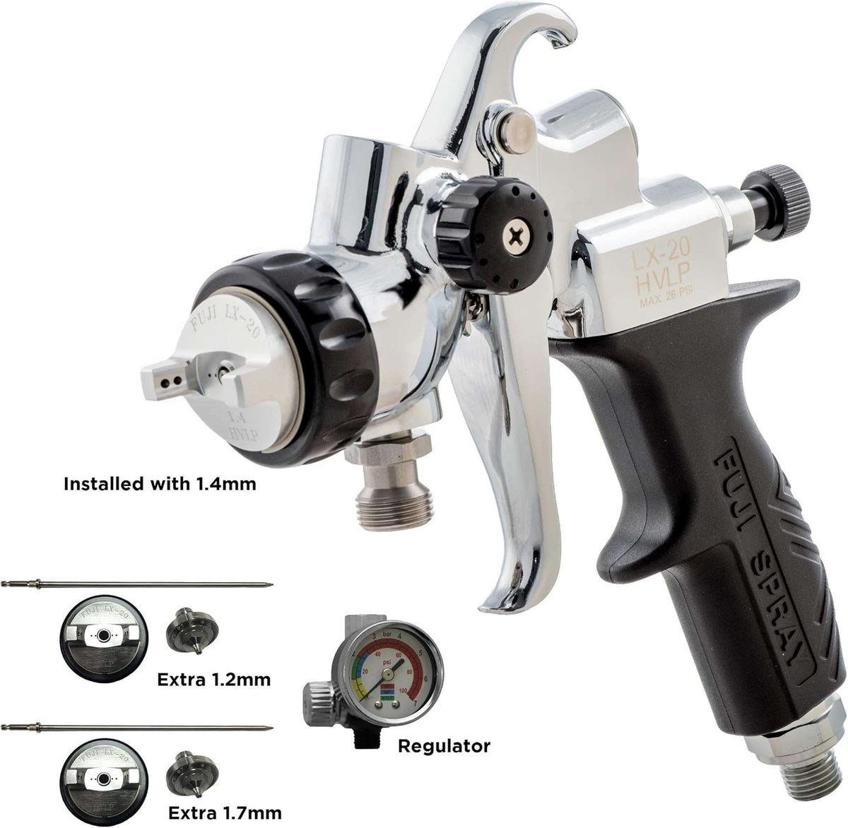 LX-20 Compressor Spray Gun - Pressure Feed