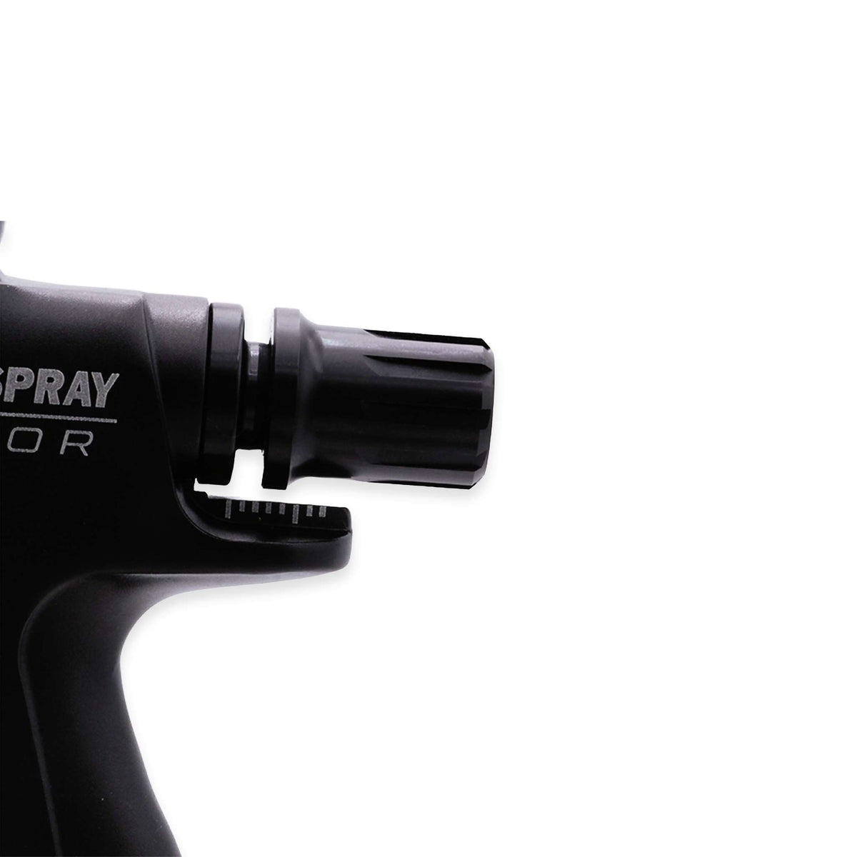 Close-up of the FUJISPRAY VALOR marking on the VALOR H100 gun body.