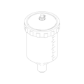 T75G: Cup Assembly - 600cc Nylon