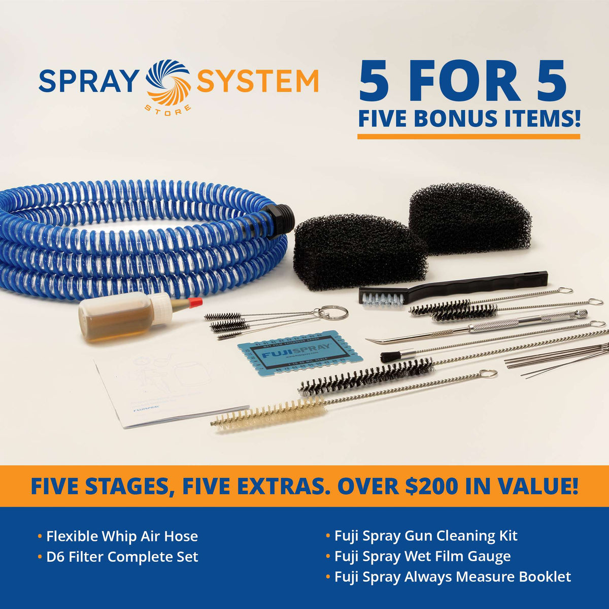 Mini-Mite 5 Platinum HVLP System - G-XPC Spray Gun